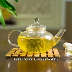 Tetera de vidre de borosilicat bufat a mà amb infusió